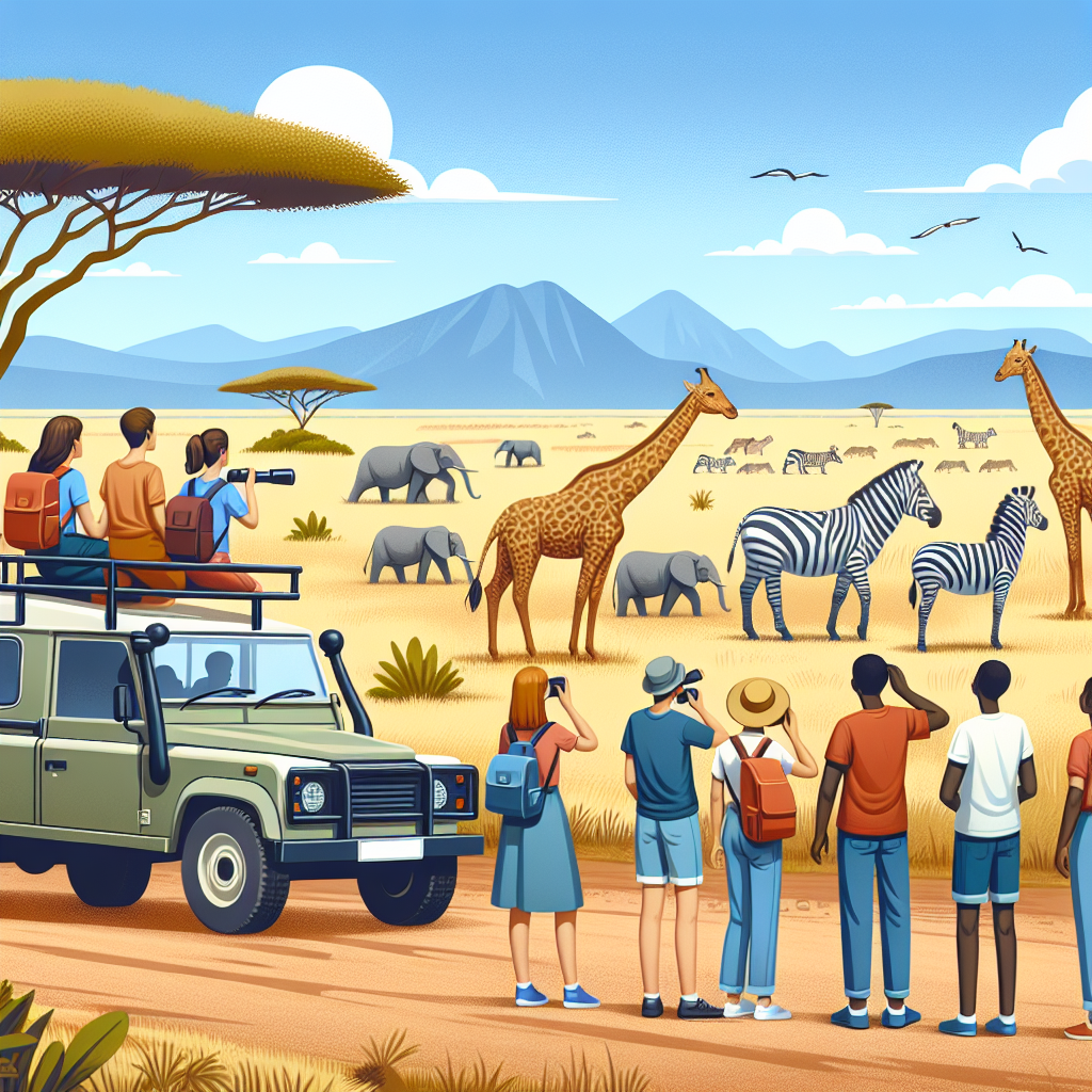A breathtaking view of elephants in Tanzania's national parks