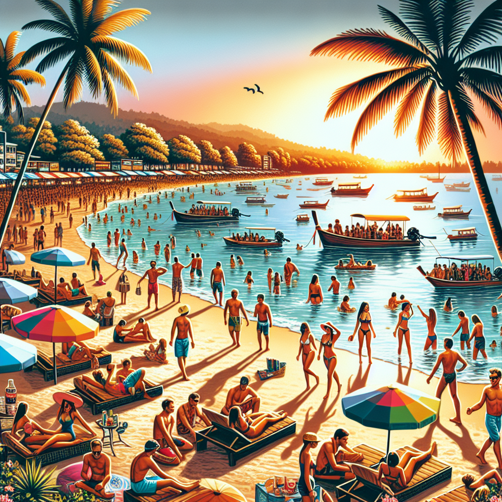 Haad Rin Beach during a Full Moon Party